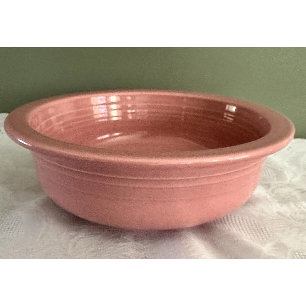 Fiesta Rose Pink 1 Qt  Serving  Bowl 8.25"Vintage Retired Fiesta Ware Collector